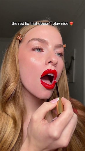 The power of a red lip