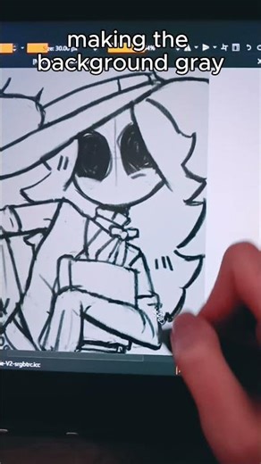 my art process pt.1 🪄💜 #art #digitalart #tutorial #krita