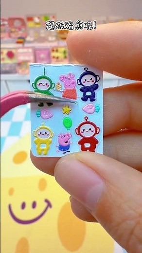 DIY 4 Mini Stickers from Recycled Materials - Easy & Fun