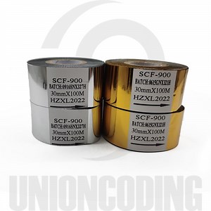 [Hot Item] Silver Gold Scf900 25mm 30mm *100m Hot Stamping Ribbon for HP241b HP241 Date Printer