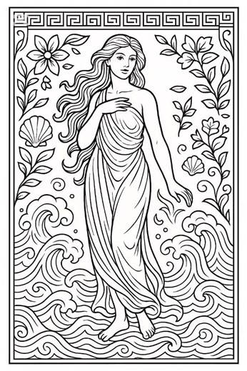 Greek Mythology Coloring Pages | 10 Printable Ancient Gods & Creatures | Medusa, Zeus, Hercules, Poseidon, Pegasus | Digital Download - Etsy UK