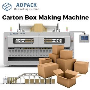 [Hot Item] アオパック中国機械段ボール箱製造自動波形箱製造機