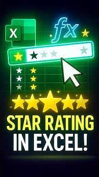 The Secret Excel Star Rating Formula You Never Knew!