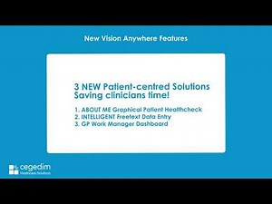 NEW Vision Anywhere, GP & Integrated Primary Care Solution features - Best Practice London