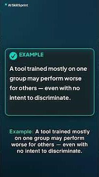 Bias & fairness in AI, explained