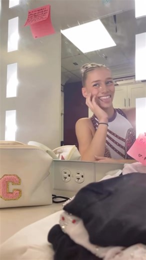 Chloe on Instagram: "Playing dress up #Gymnastics #meetmode"