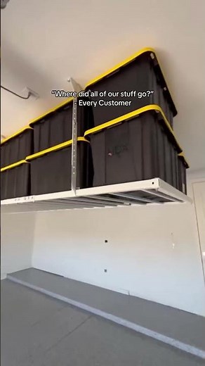 Simply the best overhead garage storage option! 🏠🔨