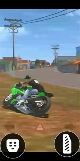 Bike Simulator Rainy Weather Ride With Wet Roads, Reflections, and Careful Braking Moments