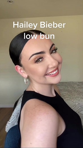 Hailey Bieber Low Bun Tutorial