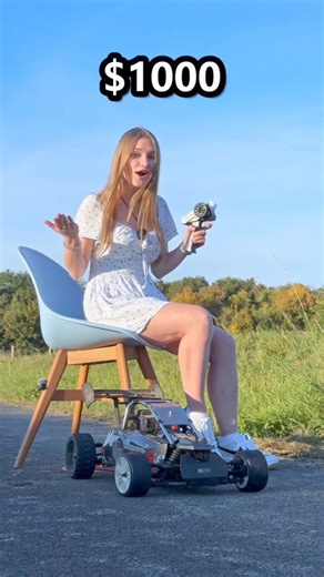 The girl checking car power test 😮 #mha