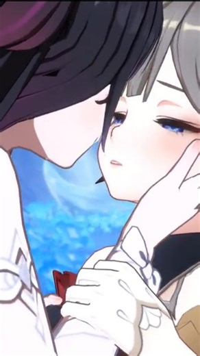 This #sandbina X/Twitter post is wild 🤯 Columbina and Sandrone kissing! 🤯🤯🤯 #sandrone #columbina | Azuraeon