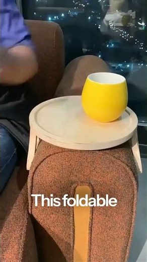 Foldable Sofa Armrest Tray – Clip-On Table for Snacks & Phone #shorts