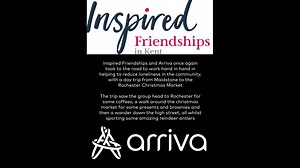 Today Arriva and Inspired Friendships arranged a trip from Maidstone to the Rochester Christmas Market, a lovely trip which as always was set-up to help reduce loneliness and to get people talking. ❤️ | Arriva Kent and Medway | Facebook
