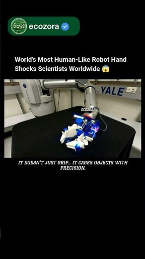 This Robot Hand Moves Like a Living Human 🤯 #AI #Robotics #FutureTech #Science