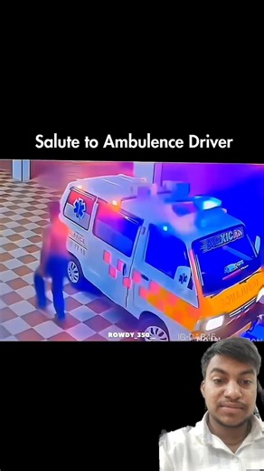 Salute to This Ambulance Driver🙏❣️l Real Hero of India🇮🇳 #shorts #driver ...