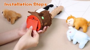 Dancing Tree with Panda Toy, Singing Talking Recording Tree Toy, Dancing Cactus Toy Repeats What You Say, Soft Plush Stuffed Animlals Toy with 2 Animals(Panda+Monkey)