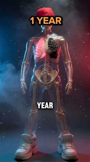 What 1 Cigarette Does to Your Lungs 😳 | Shocking Timeline #shorts