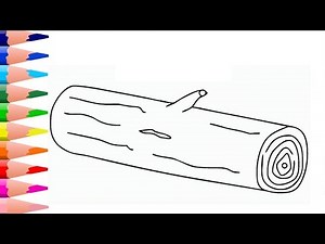how to draw Timber l Easy drawing trick l Timber drawing l simple drawing Timber l kids drawing