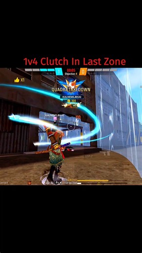 1V4 Clutch In Last Zone 🔥 #youtubeshorts #freefire #shorts #shortsfeed