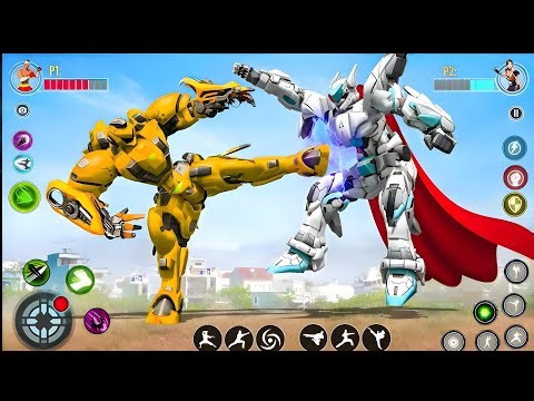 Super Red Grand Robot Car Bike Jet Transform 3D Game