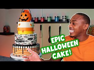 Epic Halloween Cake | The Sweet Impact