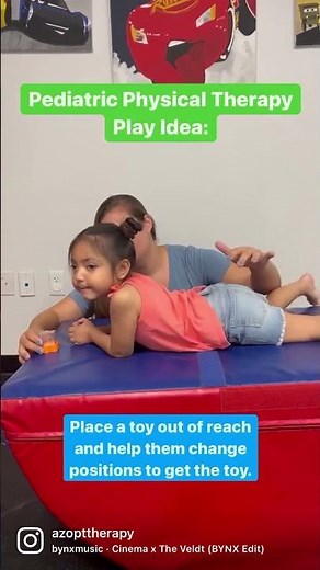 Pediatric Physical Therapy Play Idea