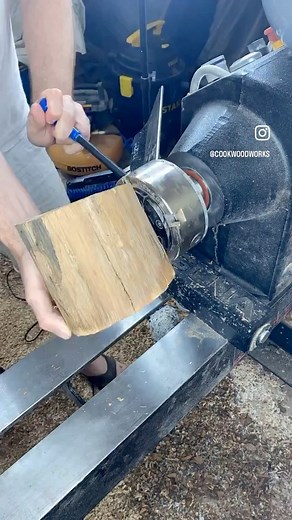 2.1M views · 4.6K reactions | Shaping a waste block | Cook Woodworks - Woodturning | Facebook