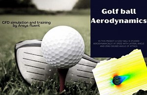 Golf ball Aerodynamics, ANSYS Fluent CFD Simulation Training - MR CFD