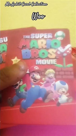 The Super Mario Bros Movie Card Unboxing #card #mrankitcardcollection #mario #packingopning