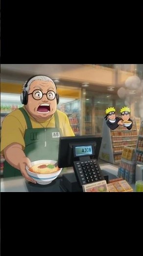 Sakamoto Days x Naruto crossover fan animation! #naruto