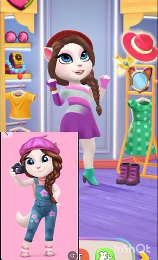 angel Vs mytalkingangela #mytalkingangela2 #viral #trending #shorts #shortvideo