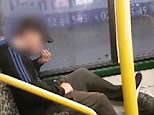 Man filmed smoking what appears to be crack on Manchester bus
