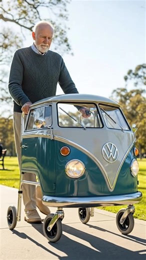 Absolutely loving these Volkswagen hippy bus walkers! 🤣🙌 #volkswagen #vwbus