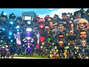 SKIBIDI TOILET ALL BOSSES vs TITAN CAMERAMAN, TV MAN & SPEAKERMAN – FINAL WAR | Garry’s Mod