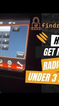 How to get Dodge Radio Code Online for Charger Caravan Avenger 2013-2021 [decode under 3 minutes]