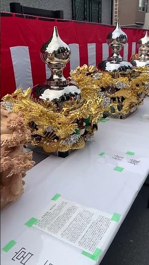 【激レア】播州姫路の秋祭りでも史上初？15基の露盤が並んだ奇跡の瞬間を見逃すな！/英賀神社