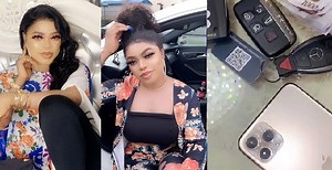 “That Lexus car key is Firman generator remote”- Social media users slam Bobrisky over deceit