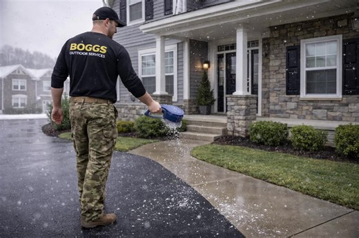 ❄️ SNOW & ICE MANAGEMENT — RESIDENTIAL & COMMERCIAL ❄️ With a major winter storm approaching, now is the time to act before ice forms. Boggs Outdoor Services provides professional pre-storm ice management to help keep properties safer, accessible, and protected. WHAT WE OFFER • Pre-storm salt application • Driveways, sidewalks, steps & porches • Parking lots, walkways & entrances • Seasonal ice management & priority service • Residential & commercial WHY PRE-TREAT? ✔️ Helps prevent ice from bond