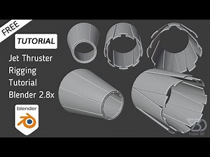 Easy Jet Thruster Rigging tutorial for beginners | Blender 2.8 + free Project file