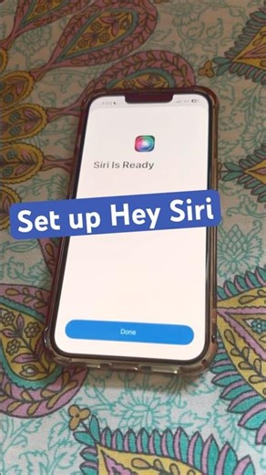 Hey Siri set up