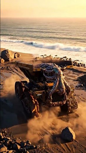 Giant Big Truck x Octopus Hybrid – Epic Transformation!