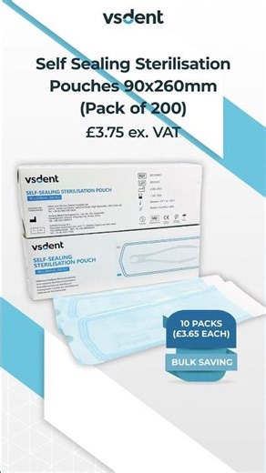 Self-Sealing Sterilization Pouches - 200 Pack! 🛡️✨