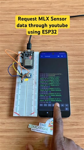 Request MLX Sensor data through Bluetooth using ESP32