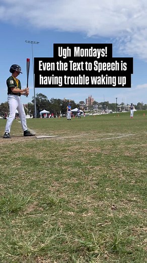 Ugh Monday! 😩 We’re over here trying to share some weekend highlights but the coffee just isn’t hitting the spot. Even Instagram’s Text-to-Speech feature is like “Weekend’s over, whaat?” 🥱 💤 ☕️ Take us back to Sunday! #TTSstruggles #MondayMorning #Coffee | North Ryde RSL Junior Baseball