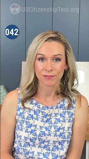 Official USCIS 128 Civics Q 42 | US Citizenship Test 2025 civics #n400 #citizenshipwithjackie