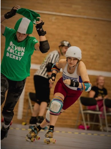 When we tell people we play roller derby 🤷🏻‍♀️ Photo credits to the wonderful @Dory check out their Facebook and Instagram. They are incredible! #devonrollerderby #rollerderby #derbyfamily #rollerskates #rollerderbytiktok #rollerderbytraining