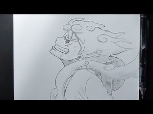 Easy Luffy drawing | How to draw Luffy 5 step by step with pencil