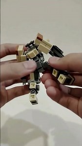 Mini Lego Overwatch Bastion-a transformable mech(transformation)