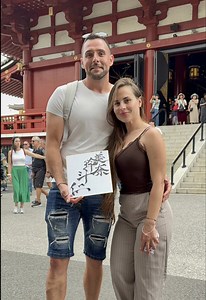 A lovely couple from Bulgaria 🇧🇬 I hope this becomes one of your best memories in Japan🥰 #visitjapan #japaneseculture