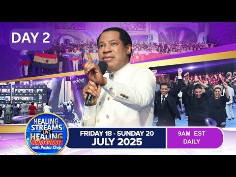 HEALING STREAMS LIVE HEALING SERVICES || PASTOR CHRIS LIVE - DAY 2